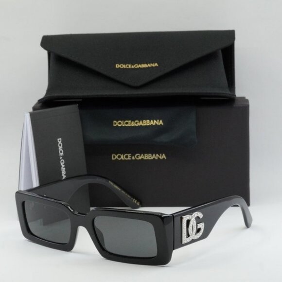 FINAL PRICE NEW DOLCE&GABBANA DG4447B 335587 SUNGLASSES RHINESTONES